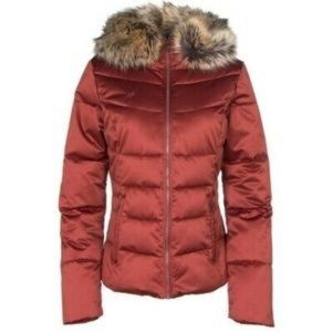 Obermeyer Bombshell Faux Fur Hood Ski Jacket sz 4
